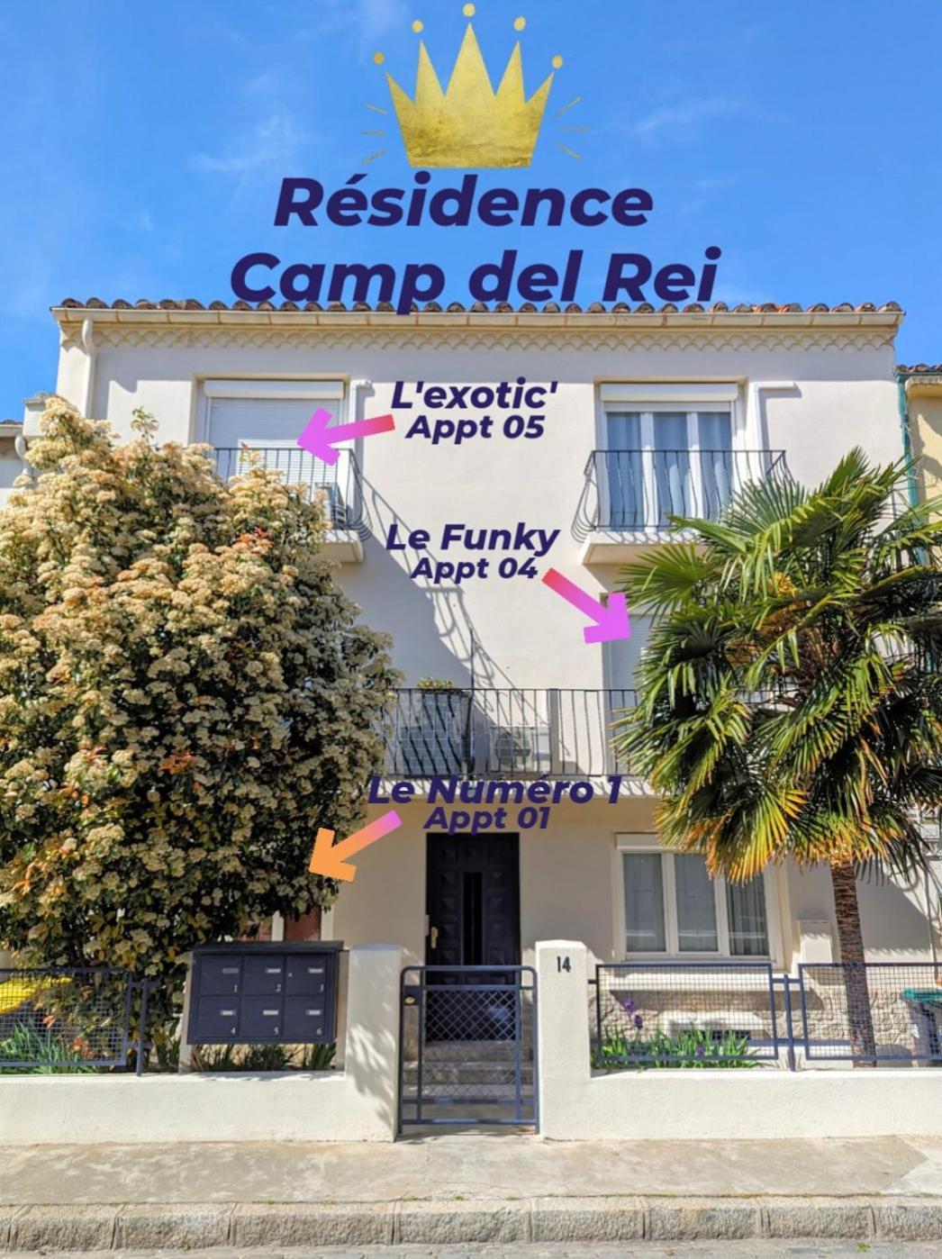 Apartament L'Exotic' 1 A 4 Voyageurs Perpignan Zewnętrze zdjęcie